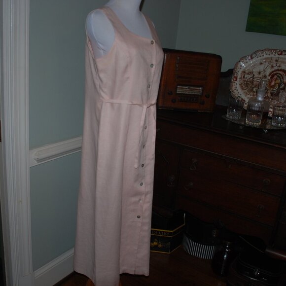 NWOT Rafella Vintage Classic Linen Dress - Picture 3 of 6